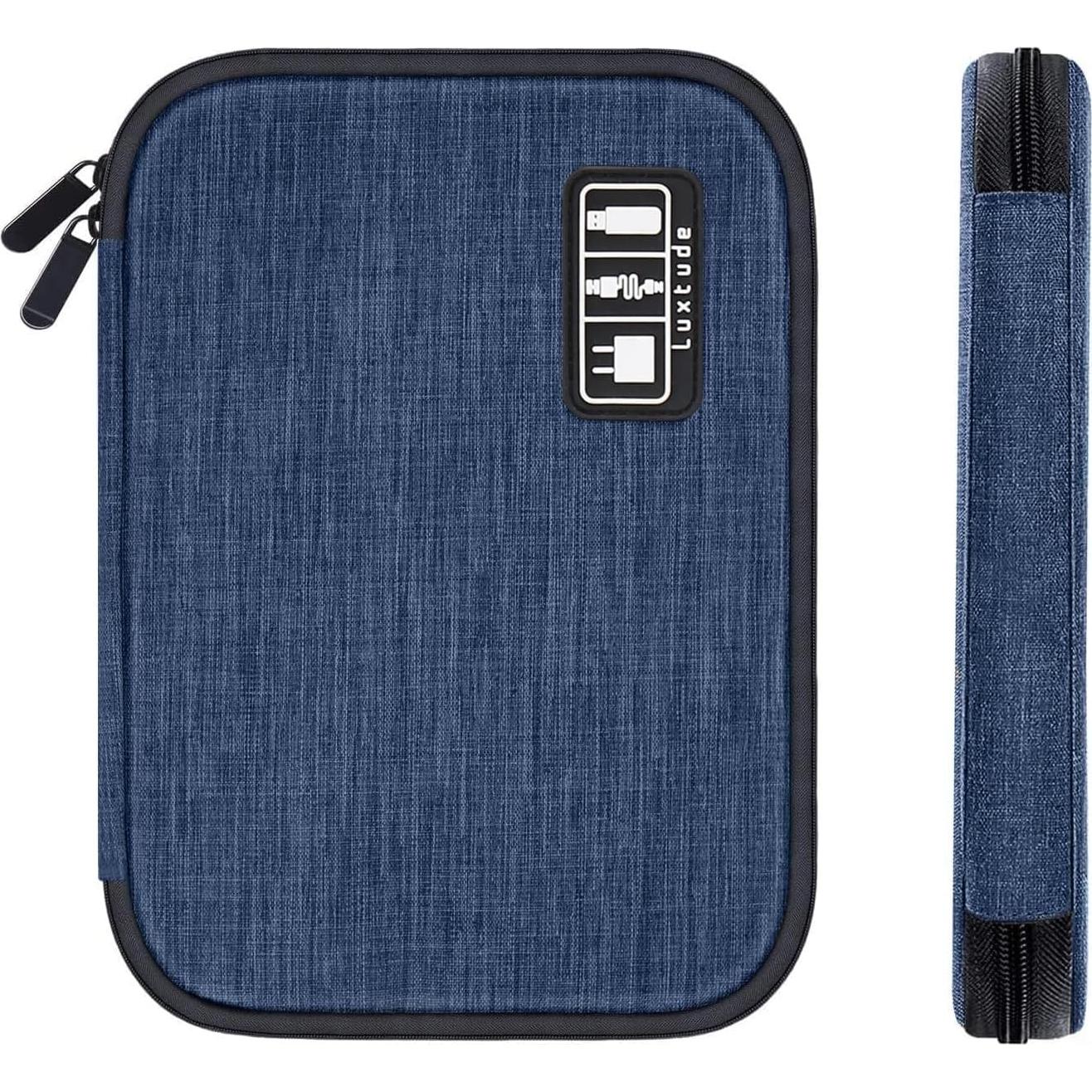 Organizador Electrónico Luxtude Funda de Viaje Pequeña Azul