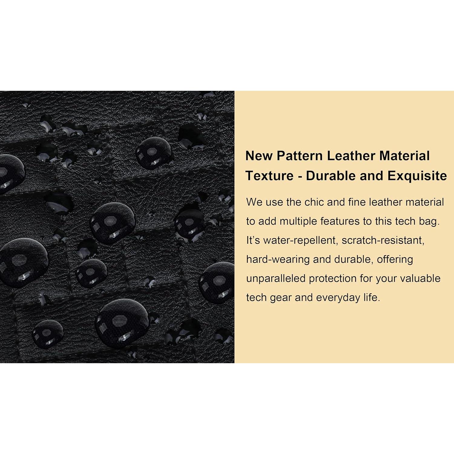 Organizador Electrónico Lacdo Bolsa de Viaje 20.4x4.7cm Negro