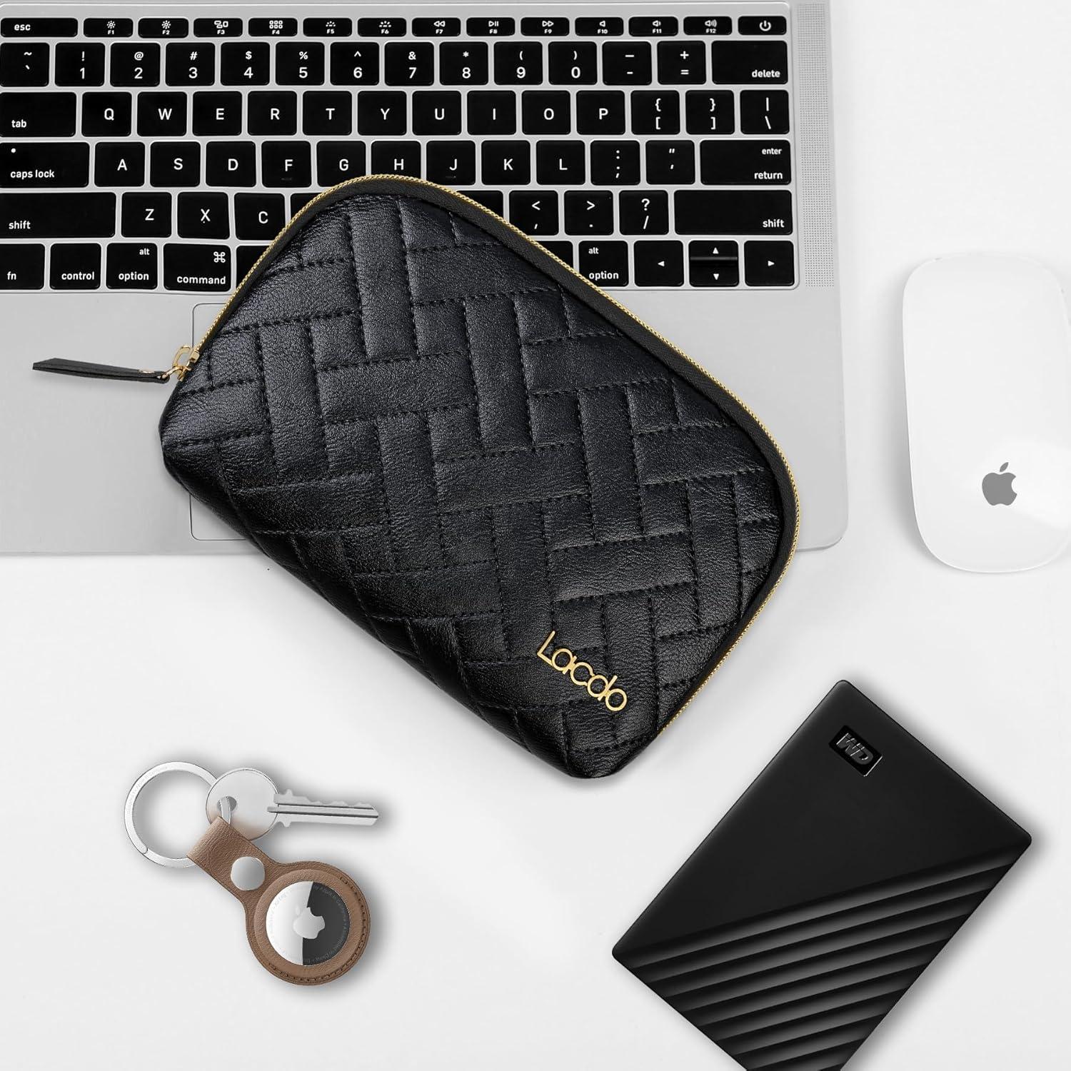 Organizador Electrónico Lacdo Bolsa de Viaje 20.4x4.7cm Negro