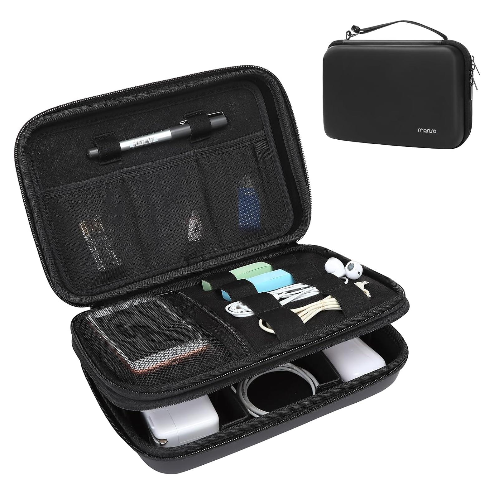 Estuche Organizador Electrónico Doble Capa MOSISO Negro