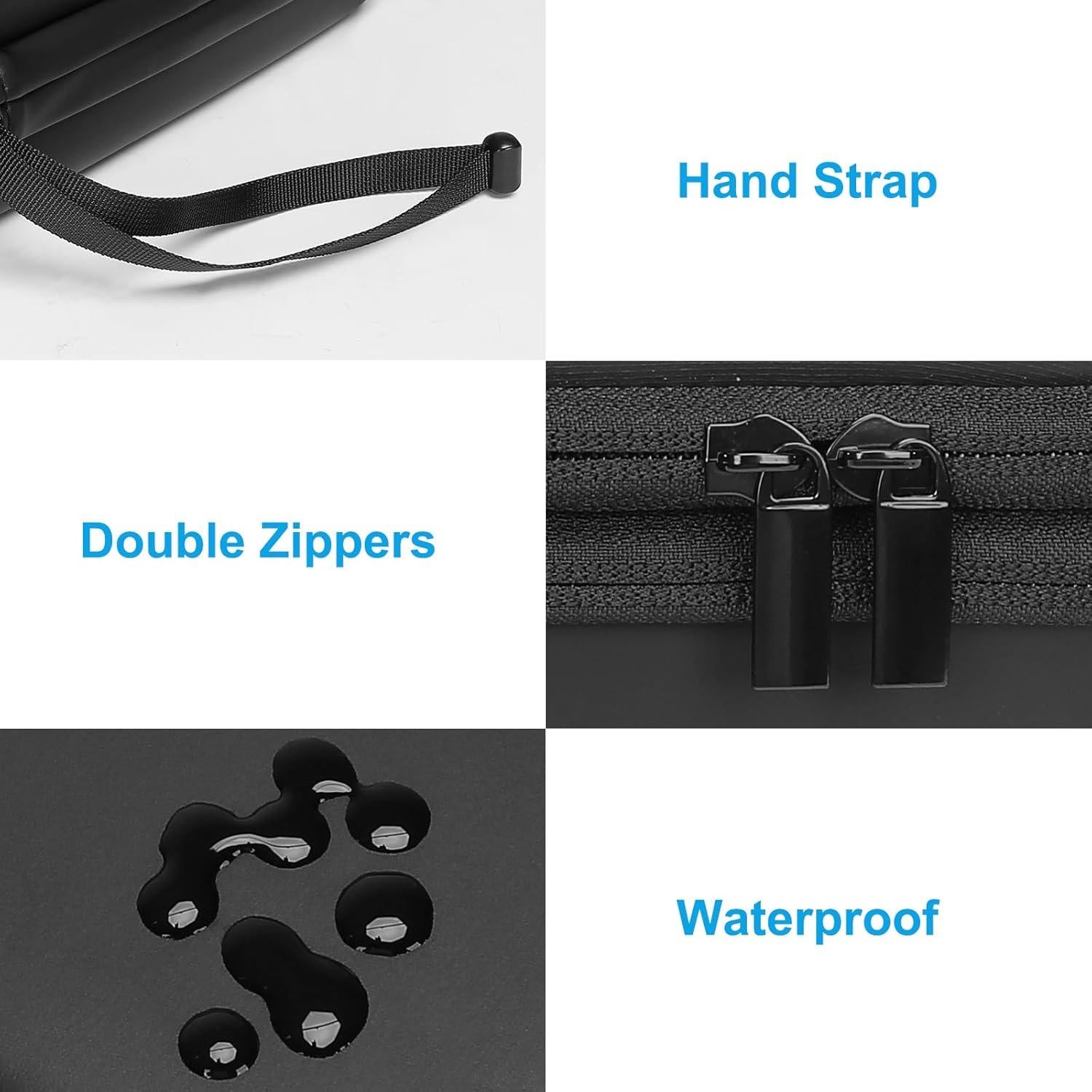 Estuche Organizador Electrónico Doble Capa MOSISO Negro