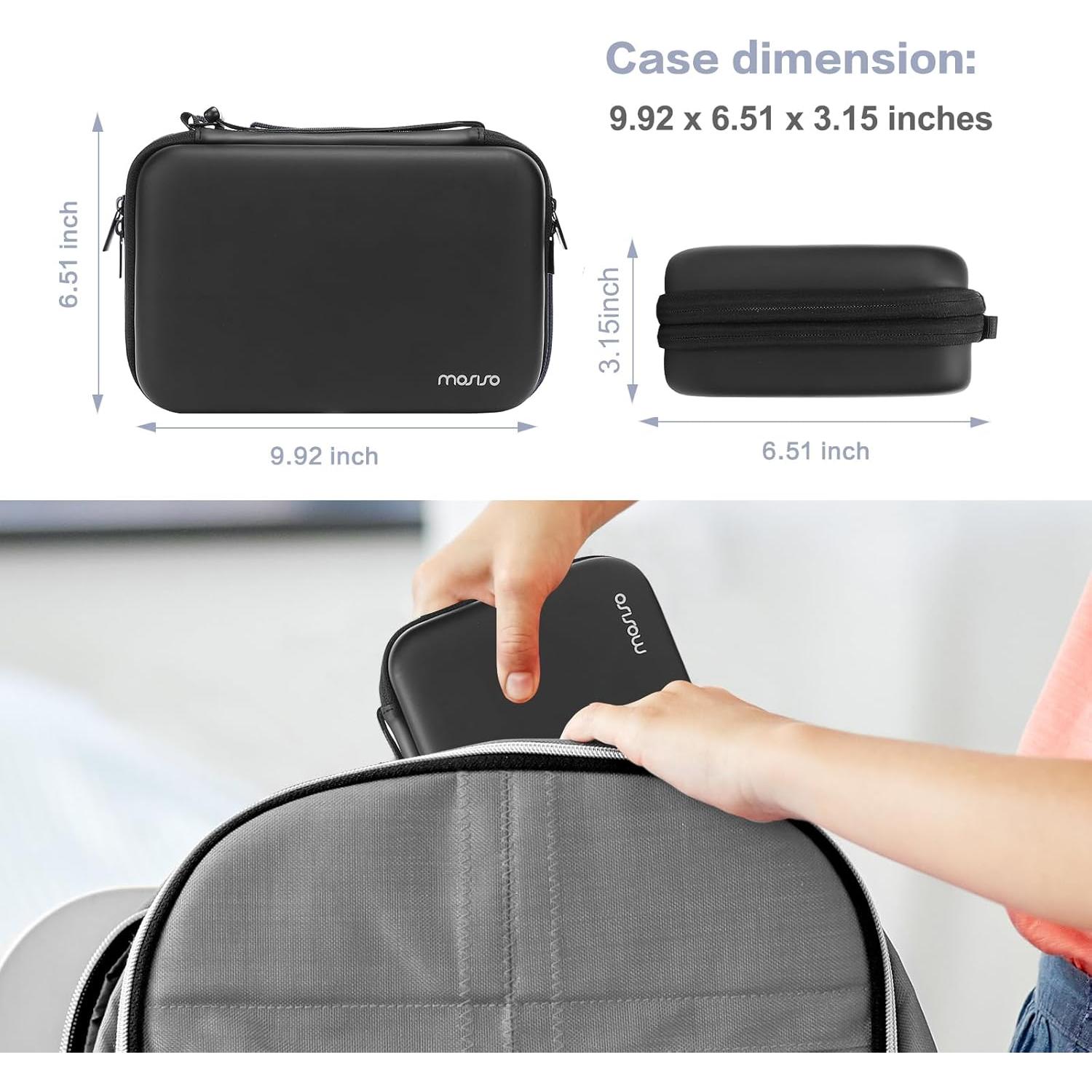 Estuche Organizador Electrónico Doble Capa MOSISO Negro