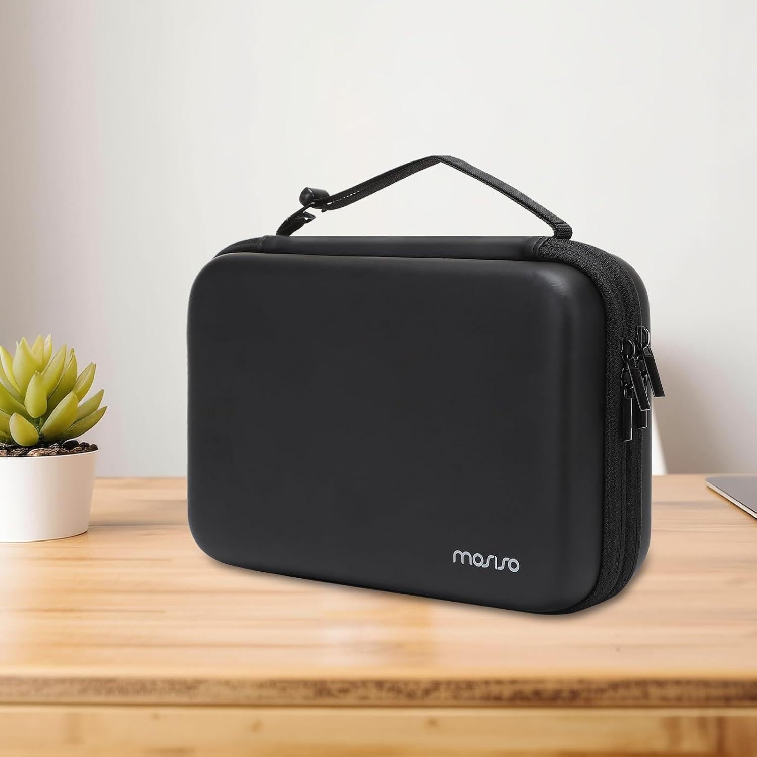 Estuche Organizador Electrónico Doble Capa MOSISO Negro