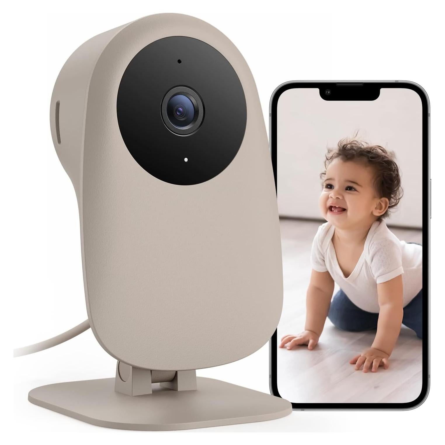 Cámara de Monitoreo para Bebés Nooie 1080P con Audio y Visión Nocturna