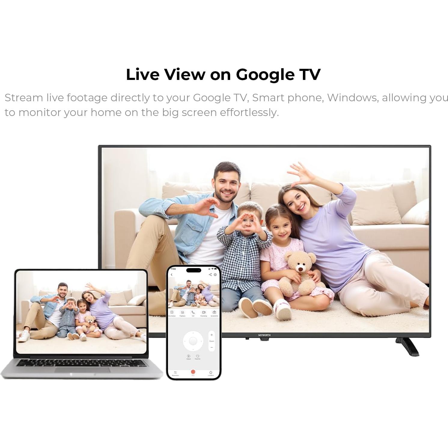 Cámara de Seguridad Interior Inalámbrica 3K xpai con Audio Bidireccional