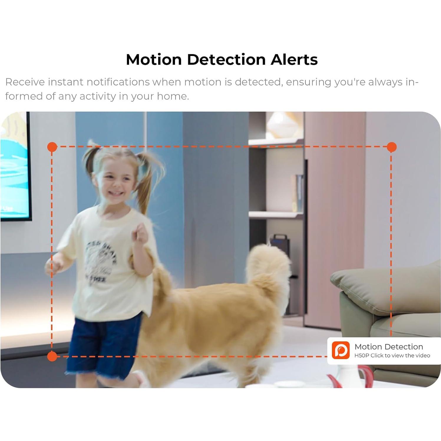 Cámara de Seguridad Interior Inalámbrica 3K xpai con Audio Bidireccional