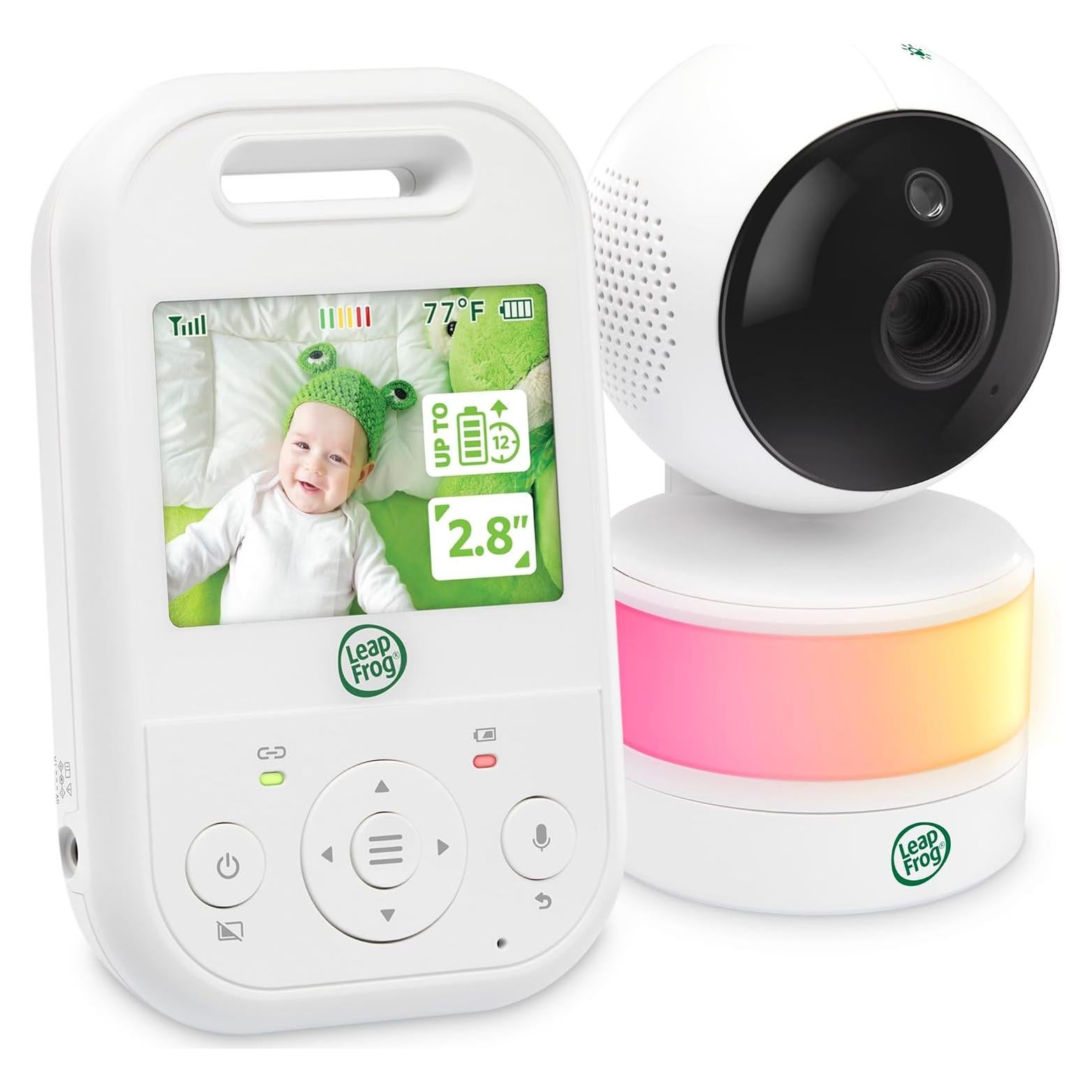 Monitor de Bebés LeapFrog LF2513, Pantalla LCD 2.8", Visión Nocturna