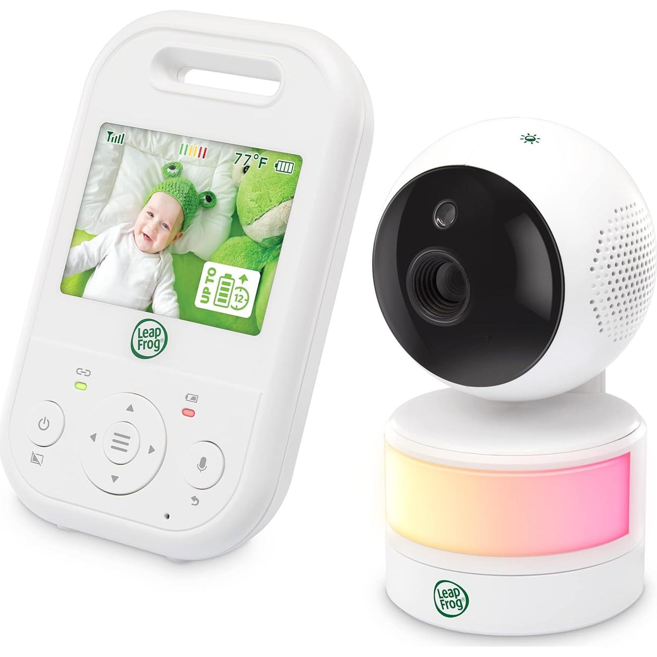 Monitor de Bebés LeapFrog LF2513, Pantalla LCD 2.8", Visión Nocturna