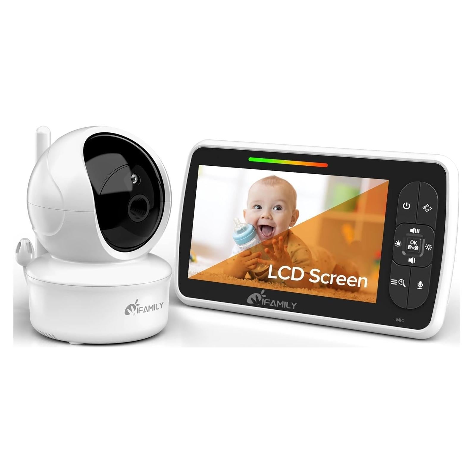 Monitor de Bebé iFamily SM650 - Pantalla 5" - Audio Bidireccional