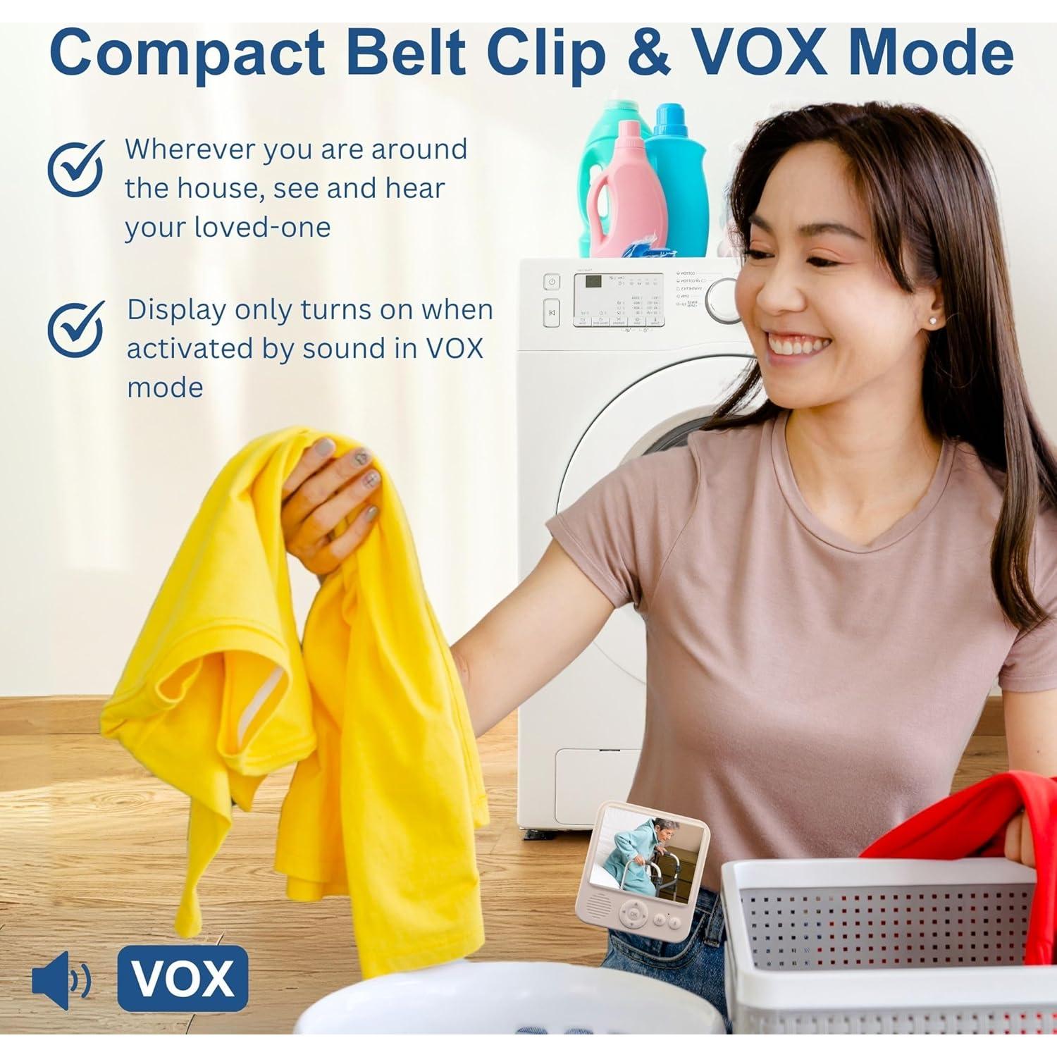 Monitor de Video Smart Caregiver VM-01 para Ancianos, 720p