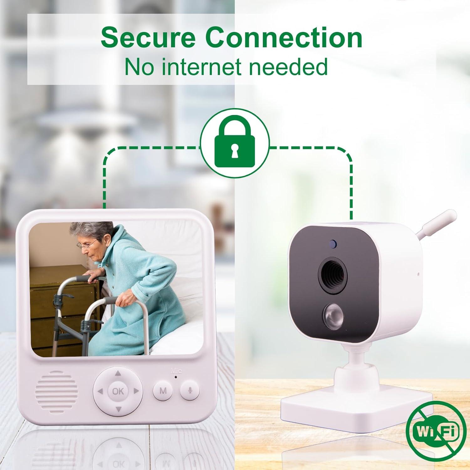 Monitor de Video Smart Caregiver VM-01 para Ancianos, 720p