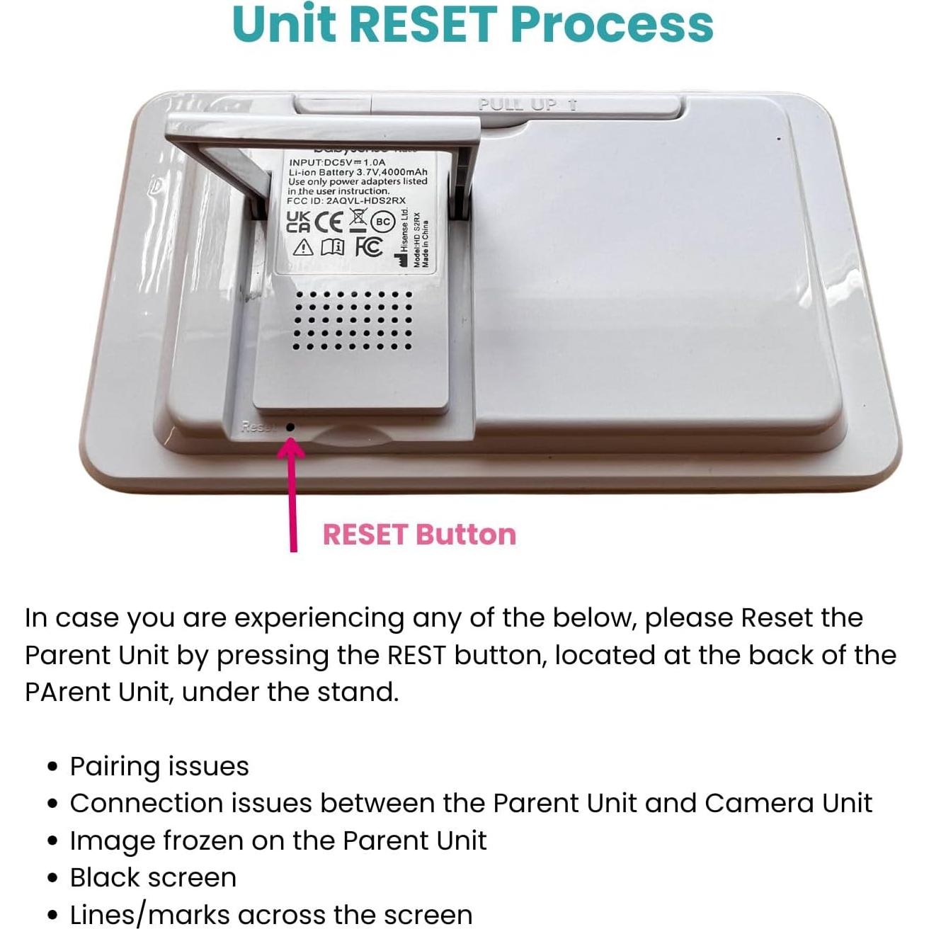 Cámara de Reemplazo Babysense HDS2 para Monitor de Bebé