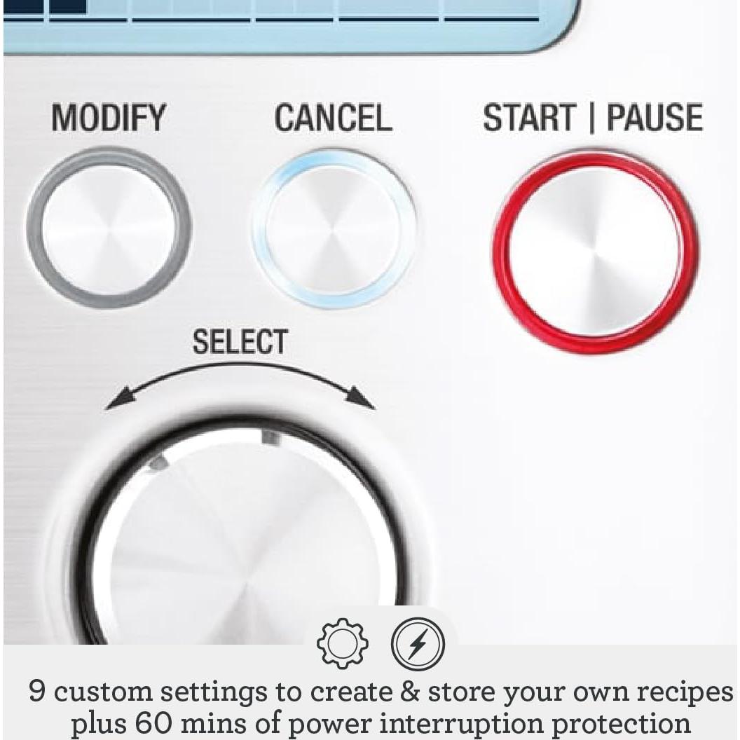 Máquina de Hacer Pan Breville BBM800XL Acero Inoxidable 7.63kg