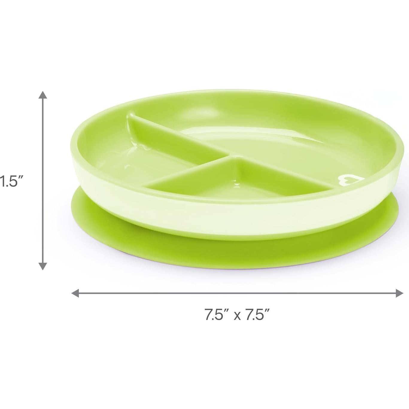 Platos de Succión Munchkin 2 Piezas Azul/Verde para Bebés