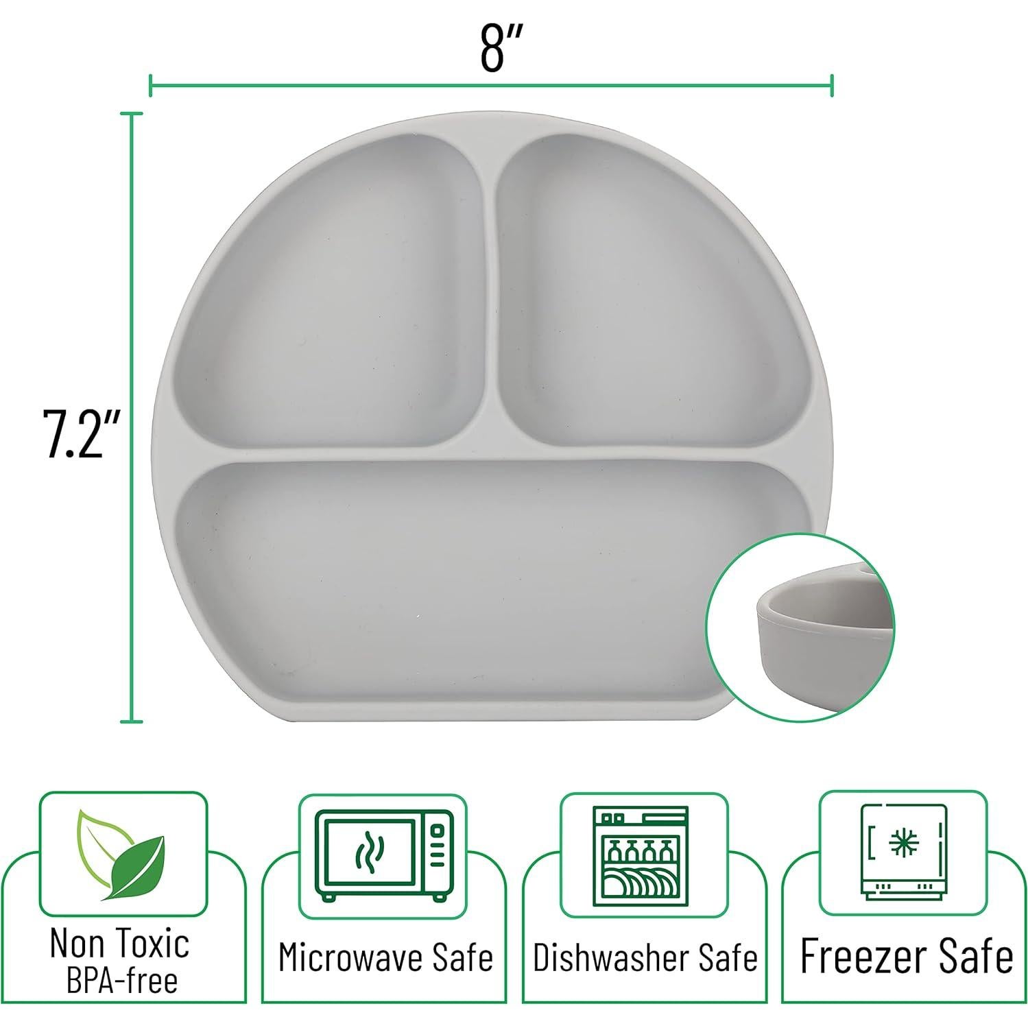 Plato de Silicona con Succión Mr. Pen para Niños Pequeños