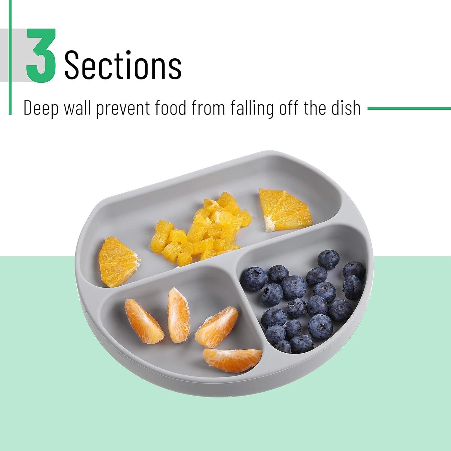 Plato de Silicona con Succión Mr. Pen para Niños Pequeños