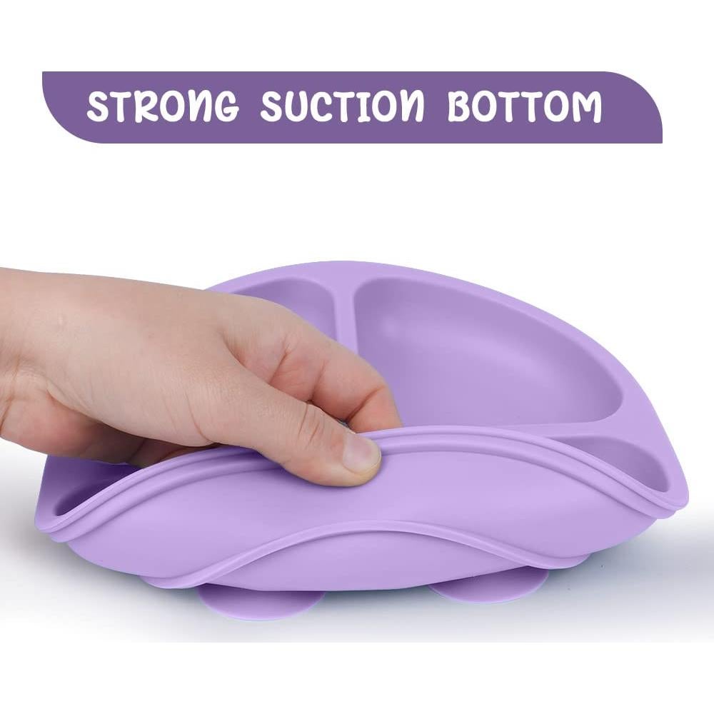 Platos de Succión Vicloon 2 Pcs Silicona Grado Alimenticio