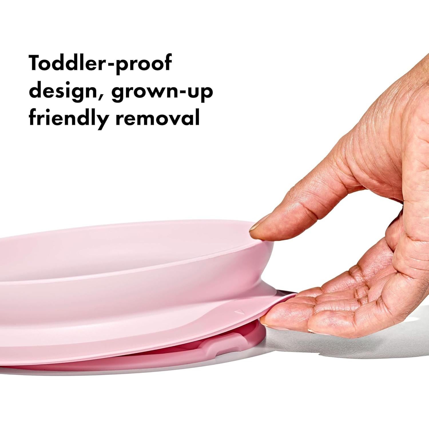 Plato de Succión OXO Tot Stick & Stay - Redondo Flor