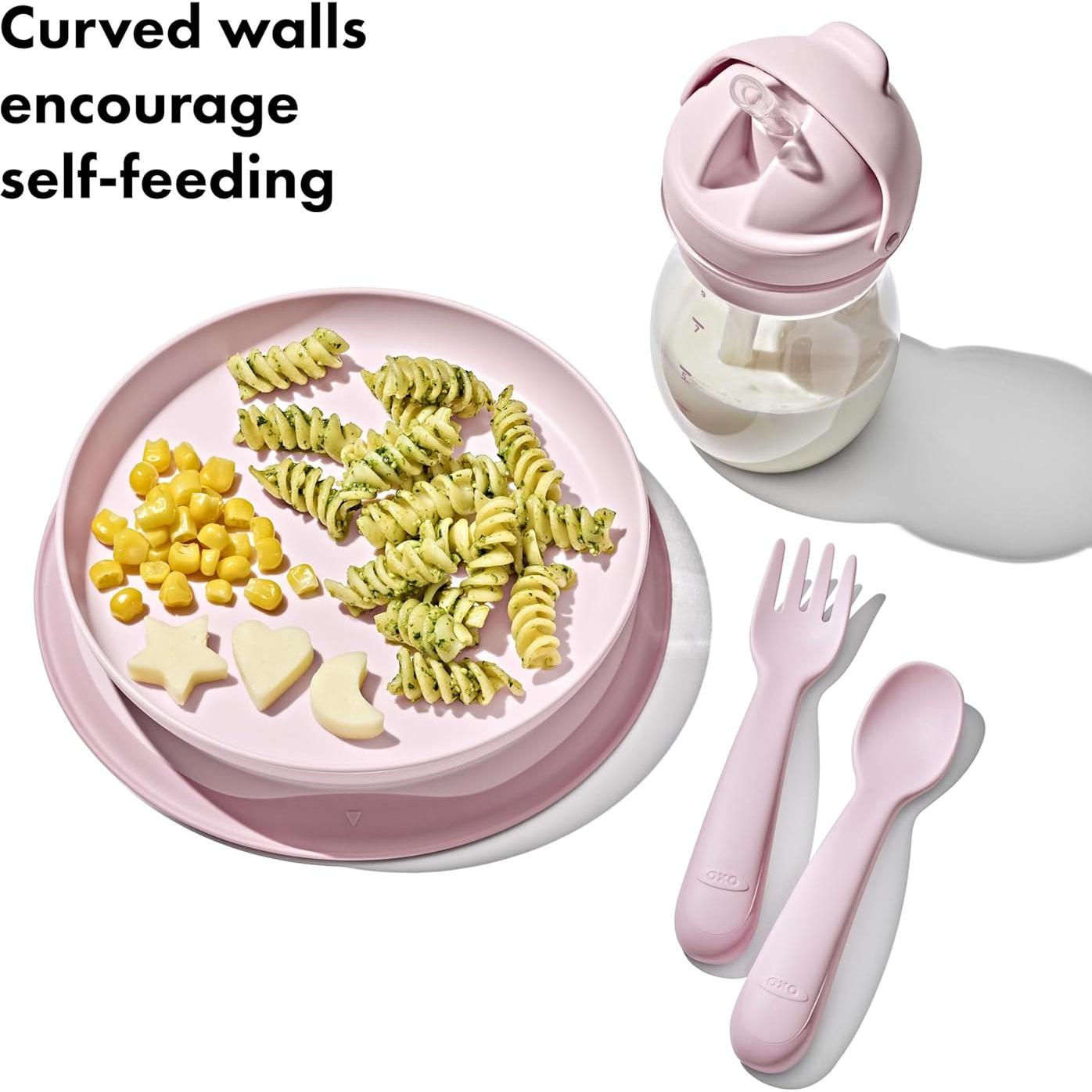 Plato de Succión OXO Tot Stick & Stay - Redondo Flor