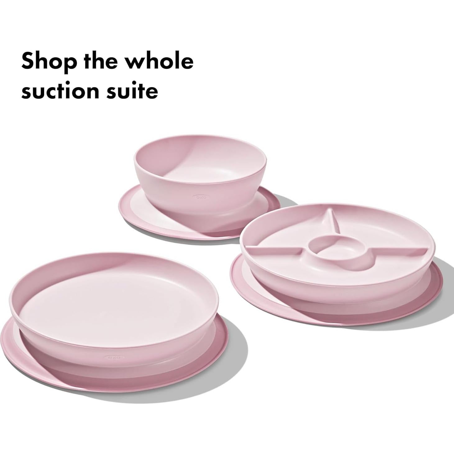 Plato de Succión OXO Tot Stick & Stay - Redondo Flor