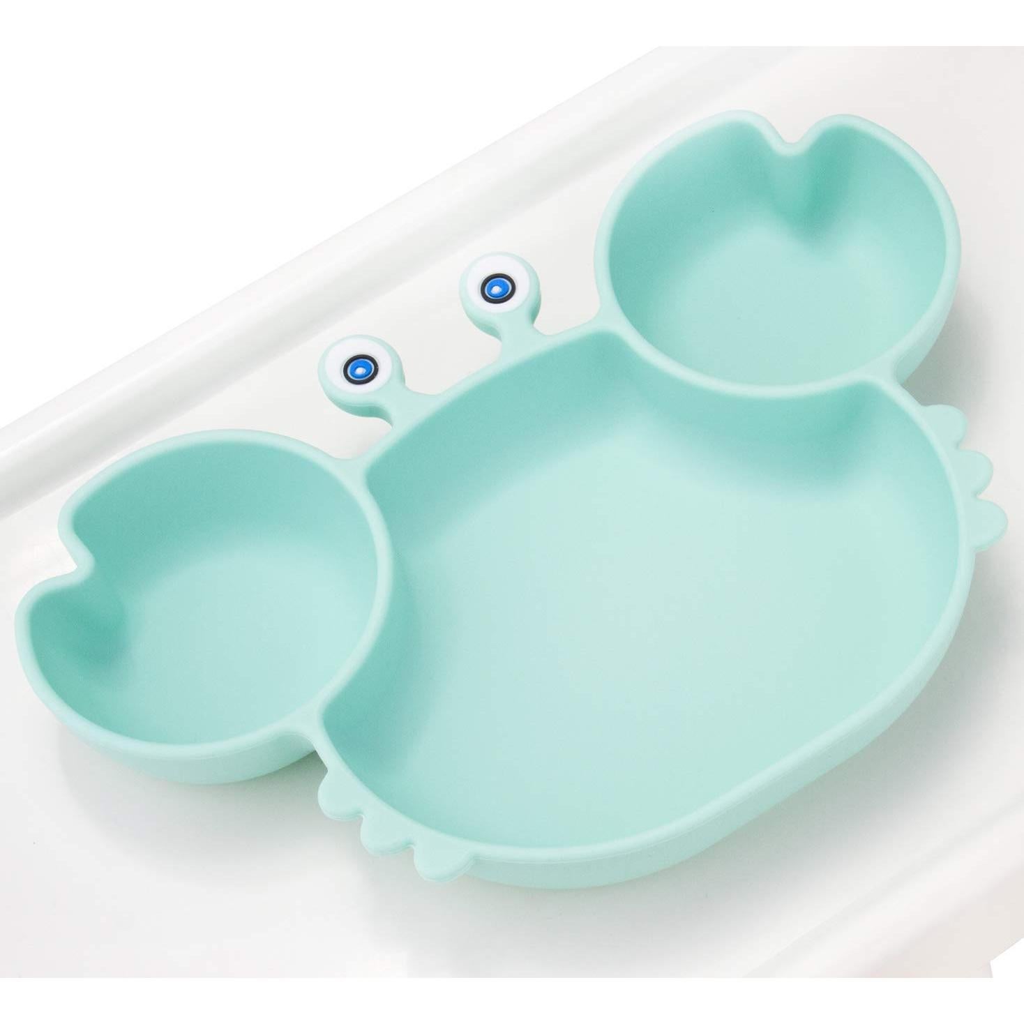 Plato de Succión de Silicona Linowos para Bebés 23x15 cm