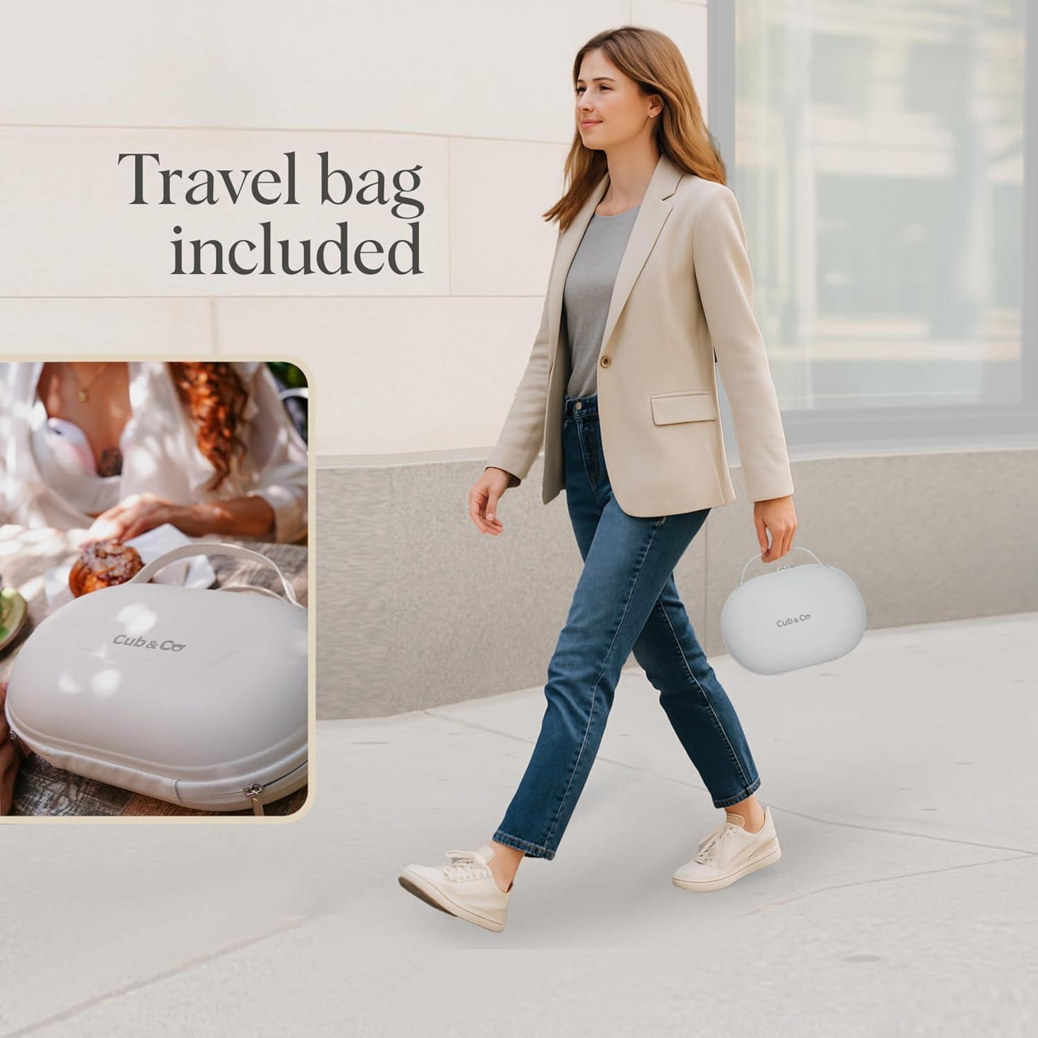 Extractor de Leche Eléctrico Portátil Cub & Co - 120ml, 3 Modos