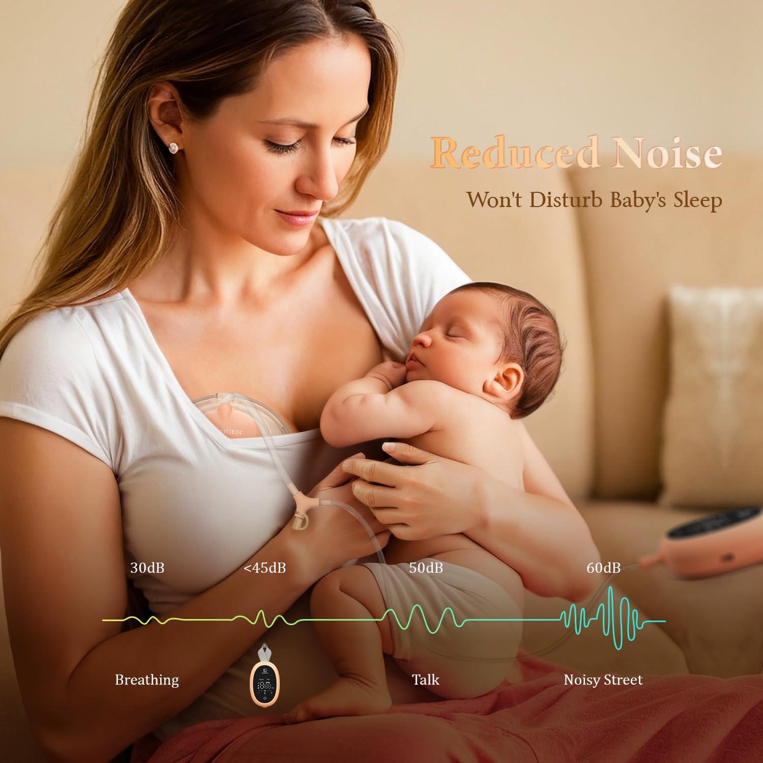 Extractor de Leche Materna Eléctrico HORIGEN D6 Portátil 6oz