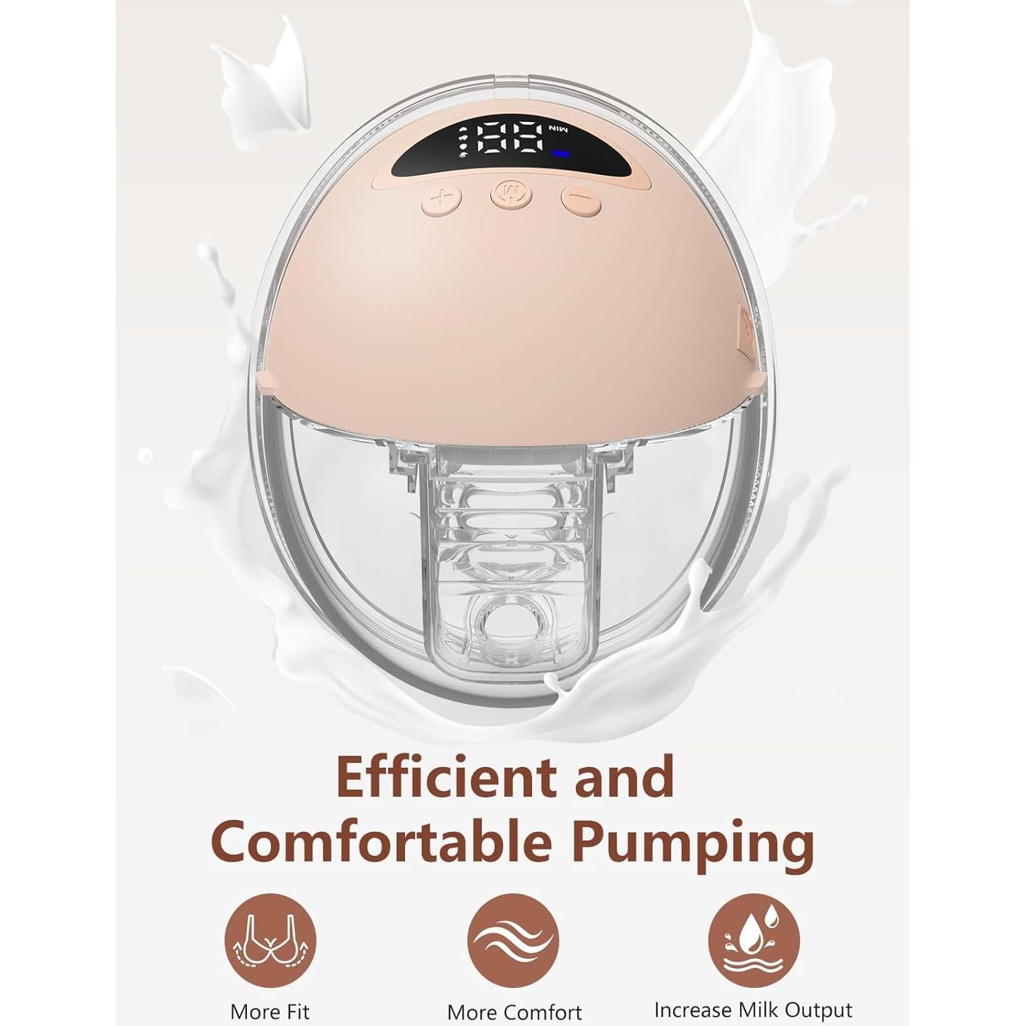 Extractor de leche eléctrico portátil eDomestyle 4 modos 12 niveles