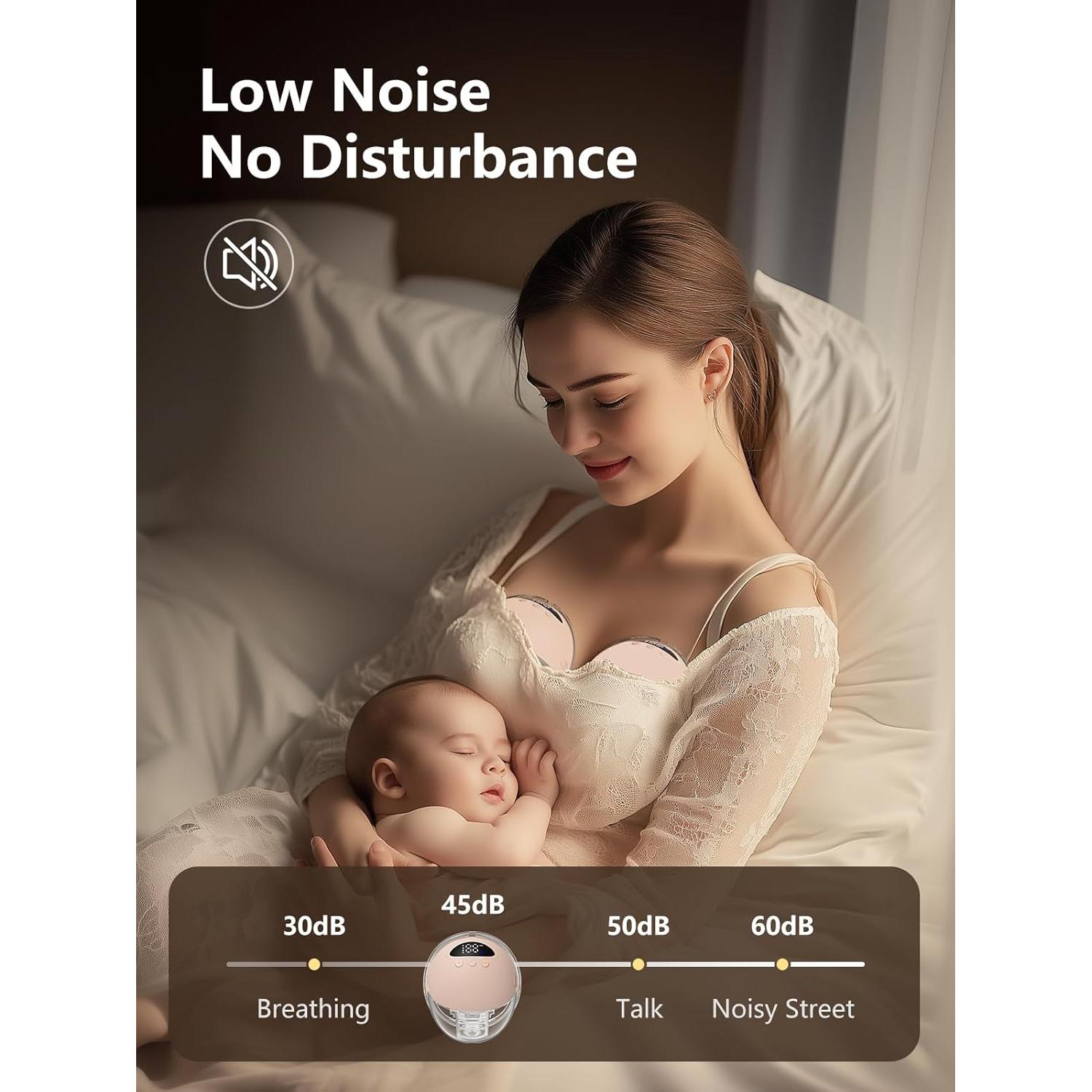 Extractor de leche eléctrico portátil eDomestyle 4 modos 12 niveles