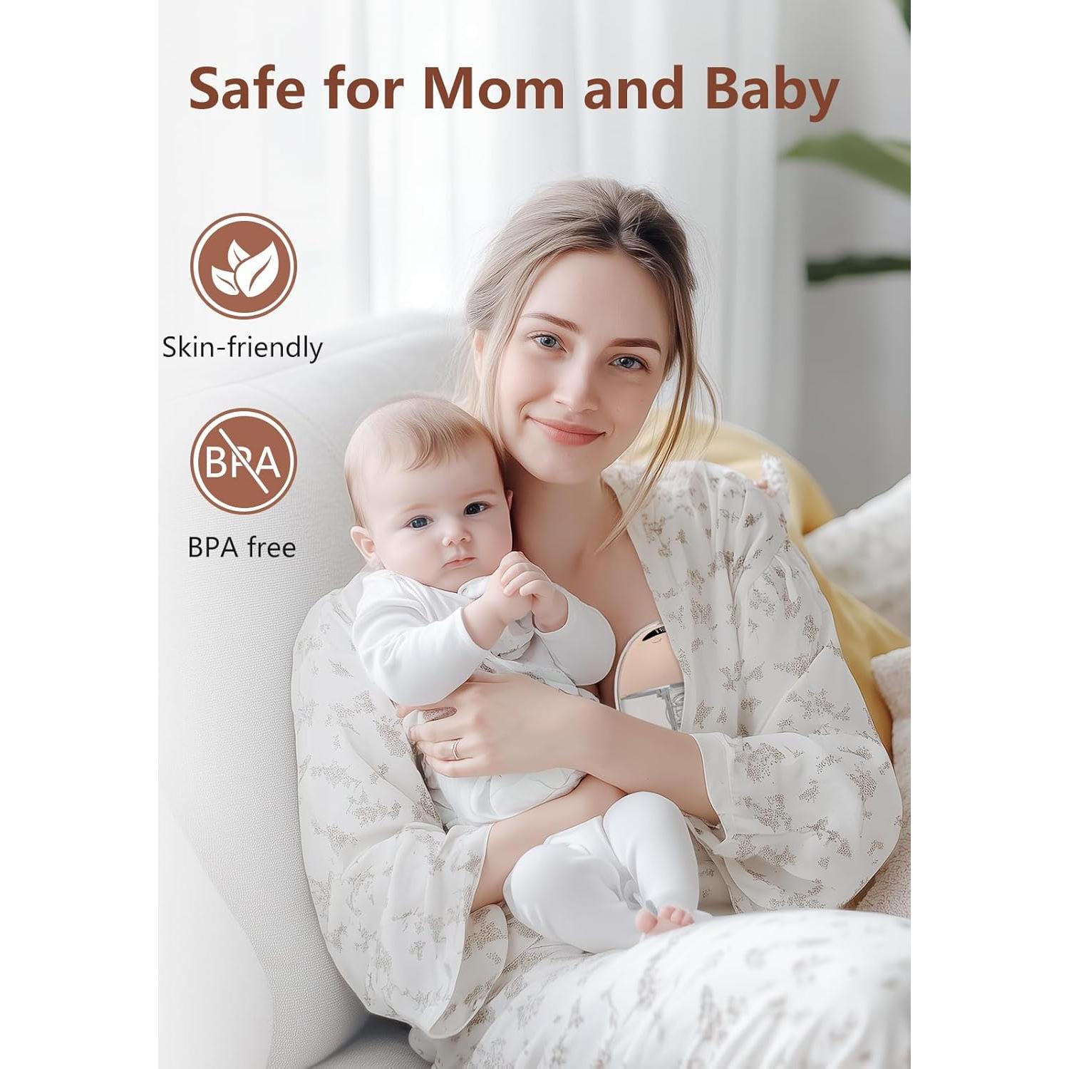 Extractor de leche eléctrico portátil eDomestyle 4 modos 12 niveles