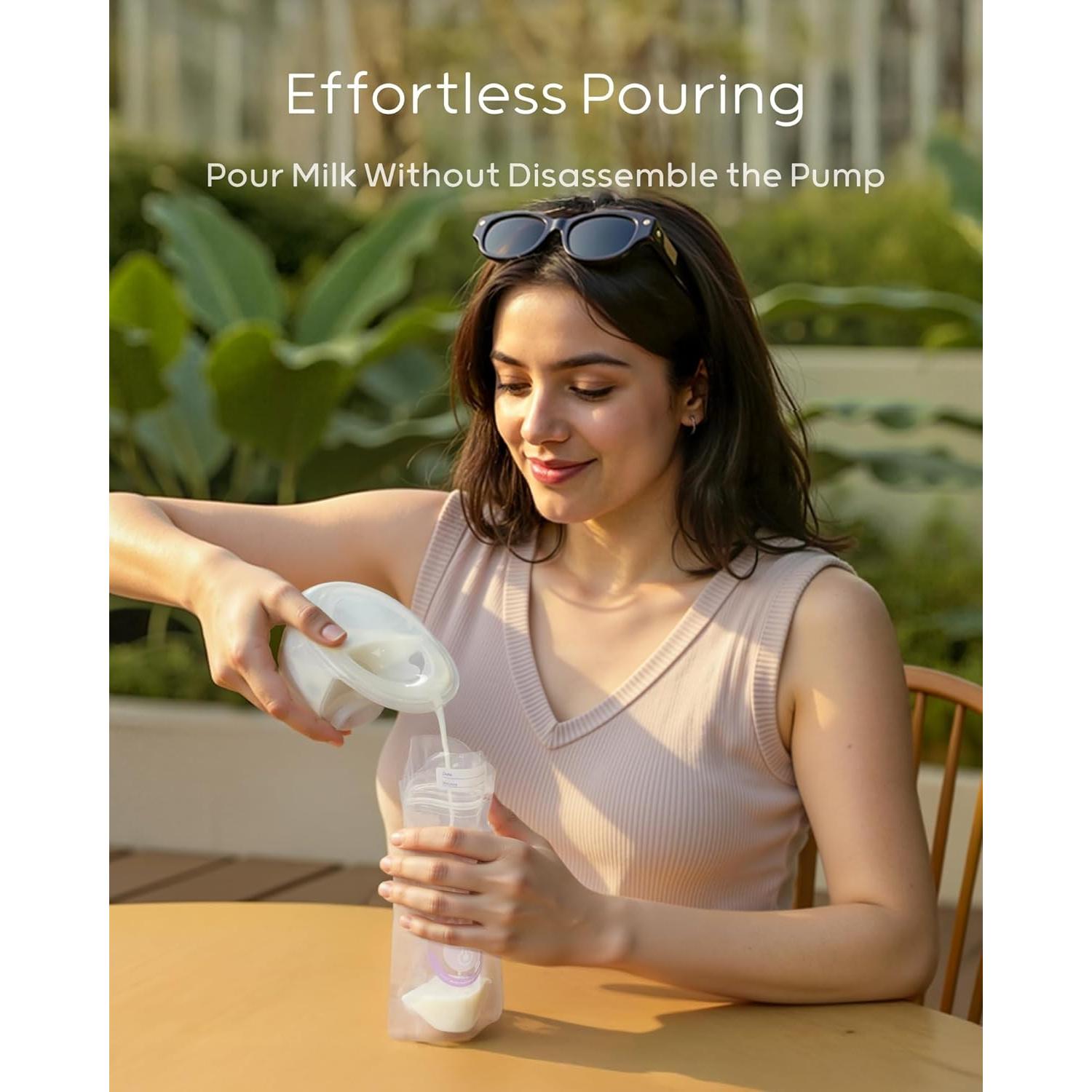 Extractor de Leche Eléctrico Nuliie S32 Sin Manos 4 Modos 9 Niveles