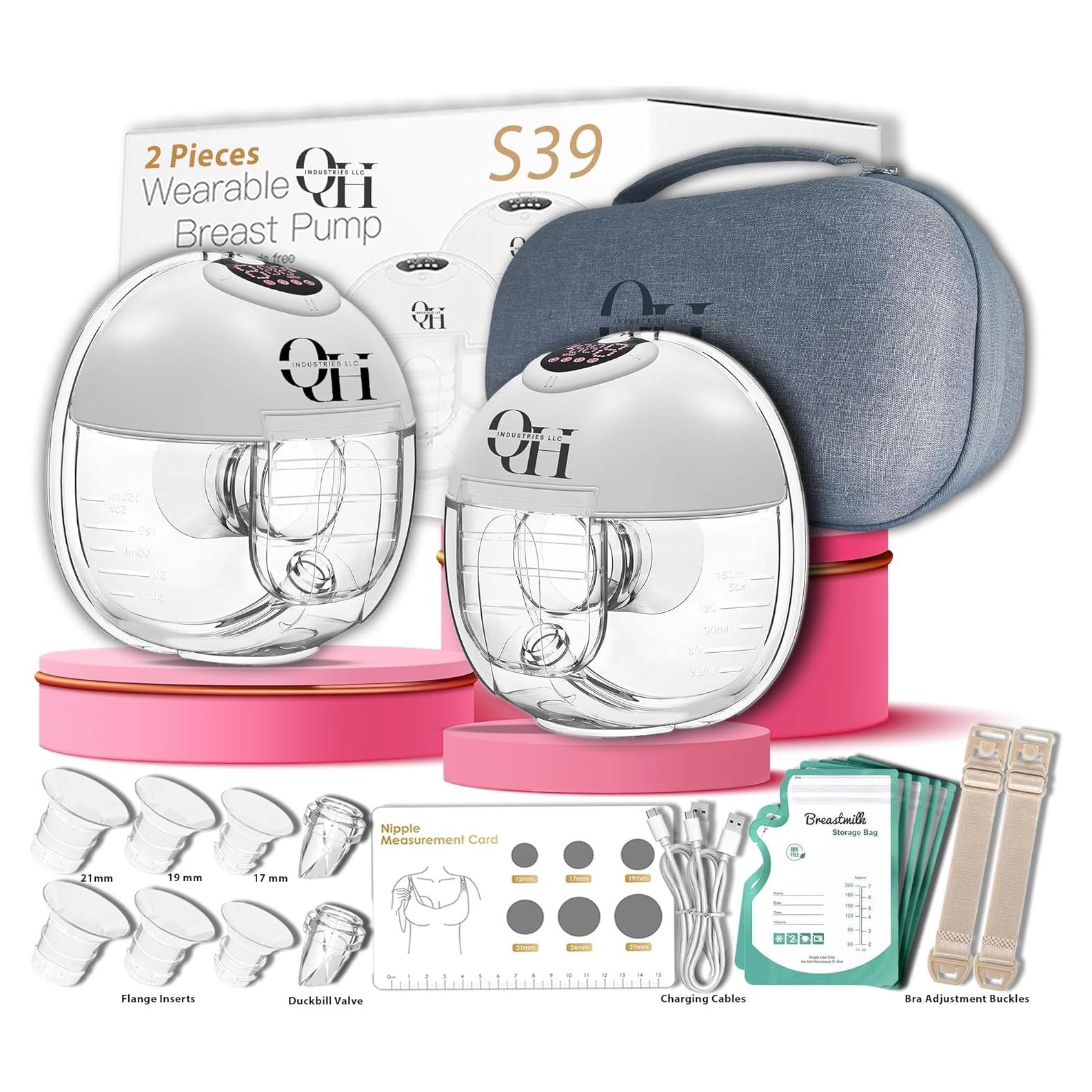 Extractor de Leche Portátil S39 Sin Manos 4 Modos 12 Niveles