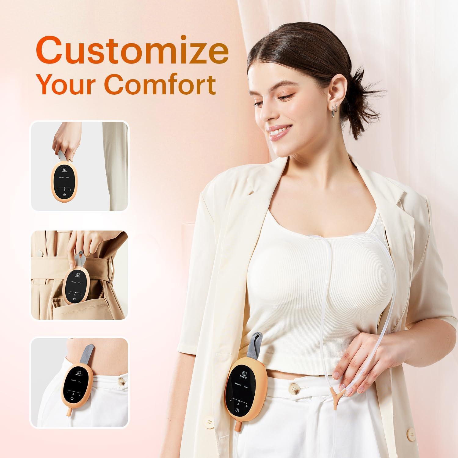 Extractor de Leche Eléctrico Doble HORIGEN D6 Portátil Silencioso