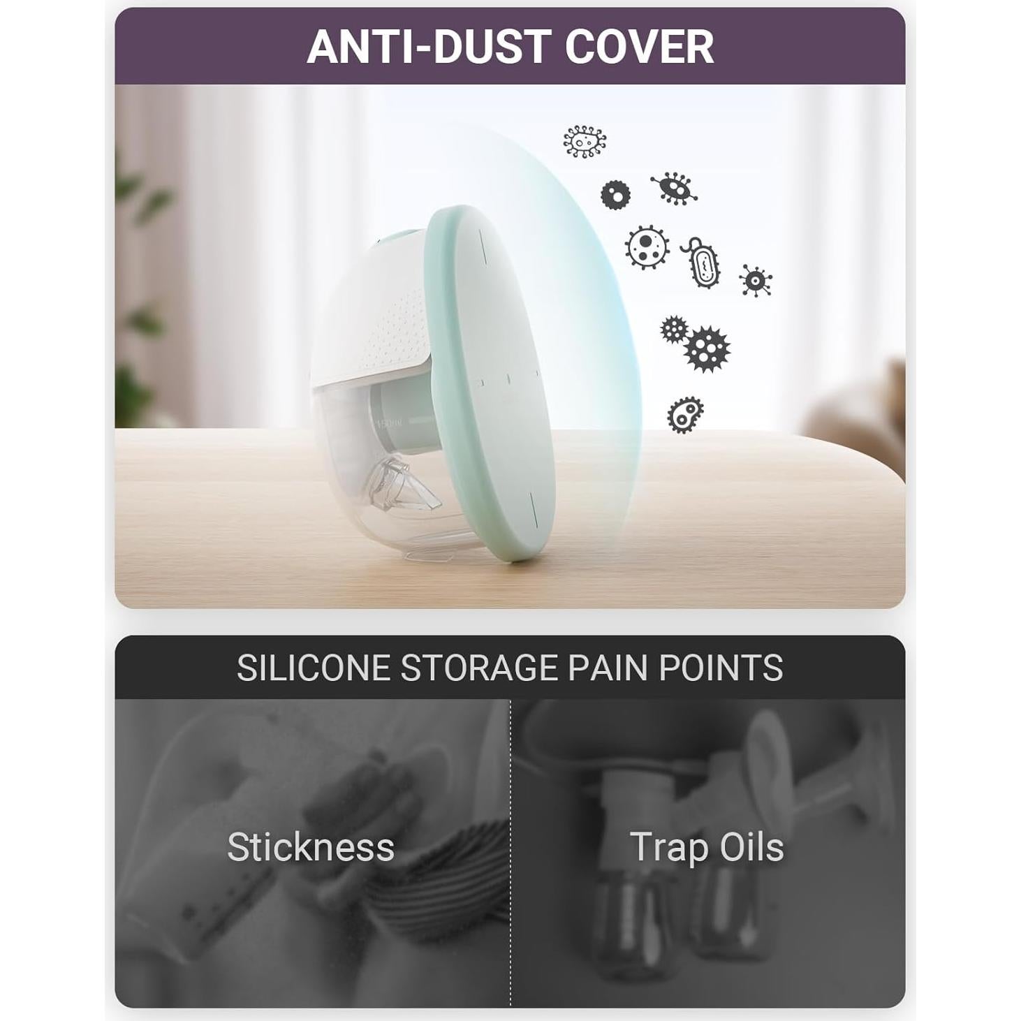 Extractor de Leche Calentado Comfyer W2 - Paquete de 2, Succión Hospitalaria