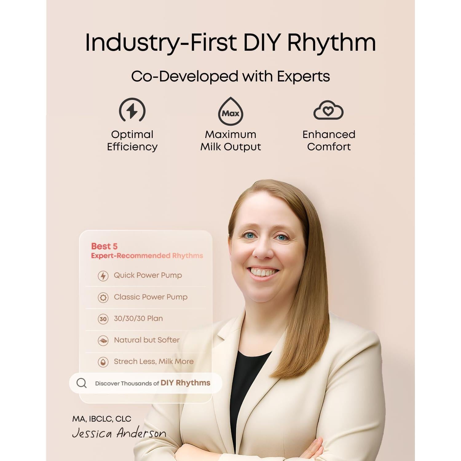 Bomba de Pecho Térmica Portátil Eufy S1, Succión Hospitalaria