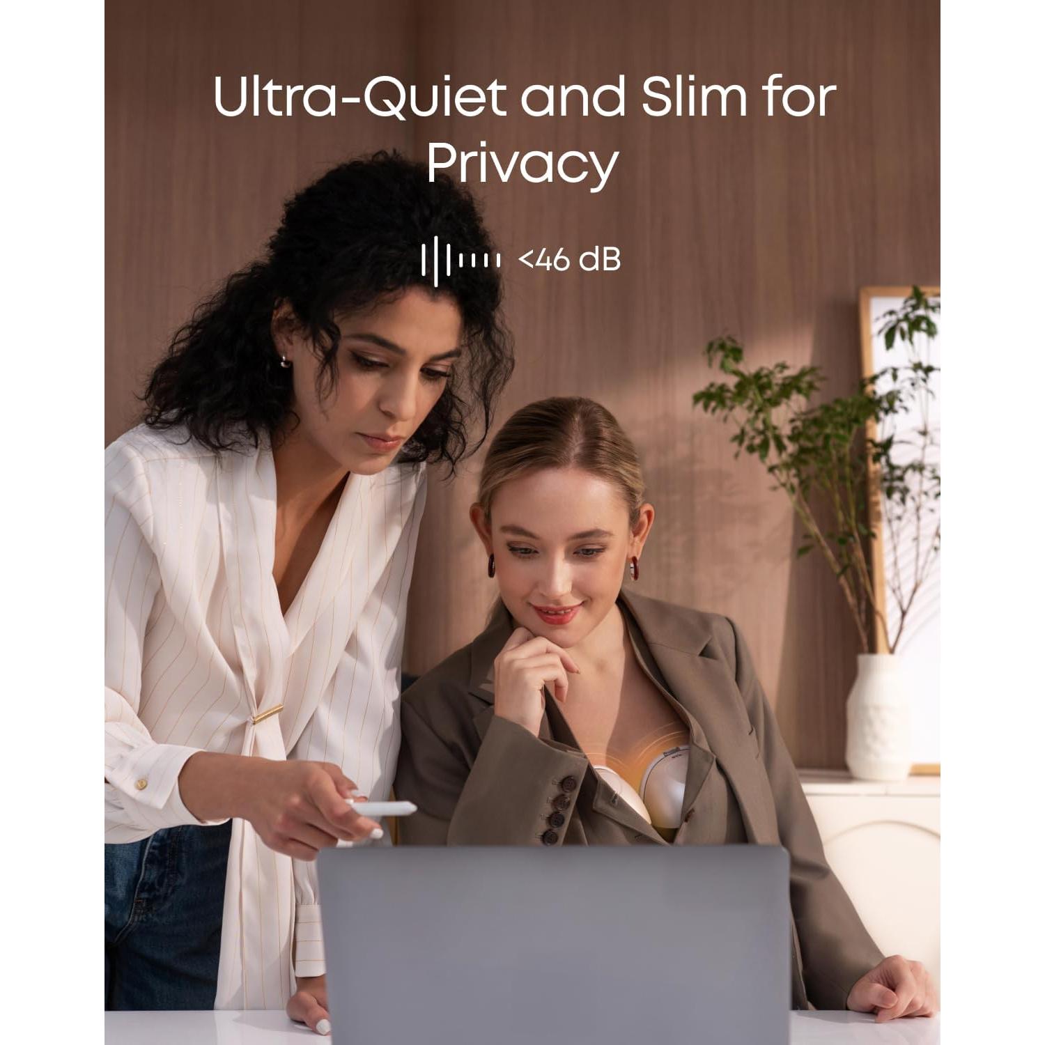 Bomba de Pecho Térmica Portátil Eufy S1, Succión Hospitalaria