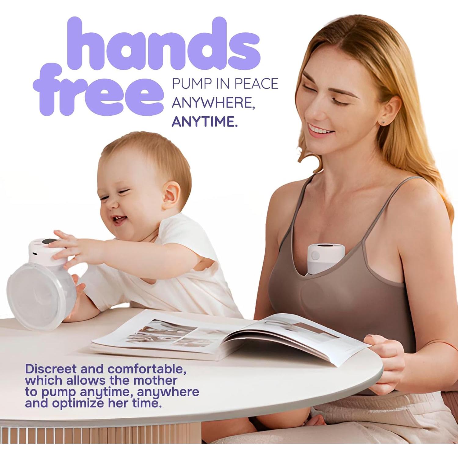 Extractor de Leche Eléctrico Portátil Smart Mommy 150ml