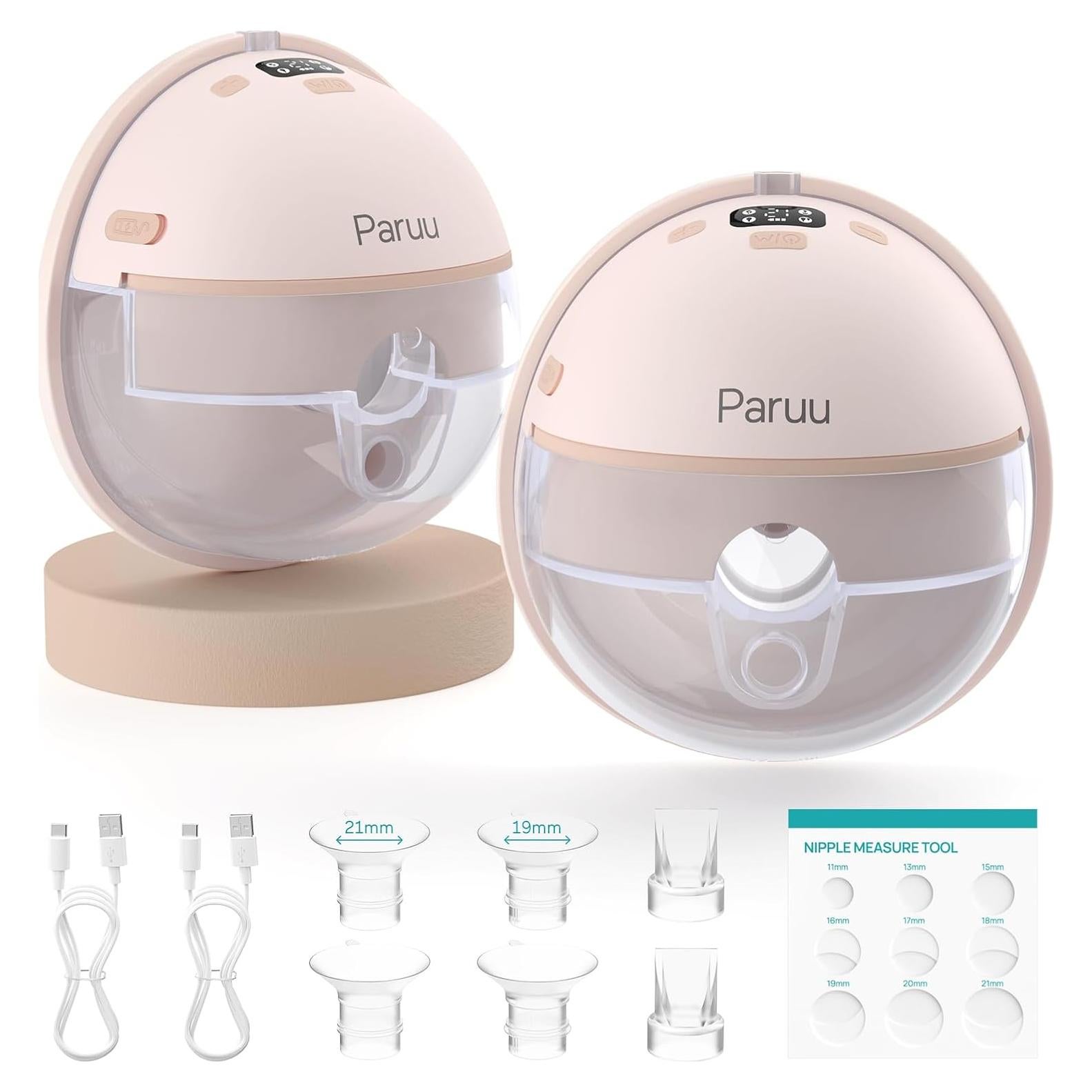 Extractor de Leche Eléctrico Paruu P16 Portátil 4 Modos