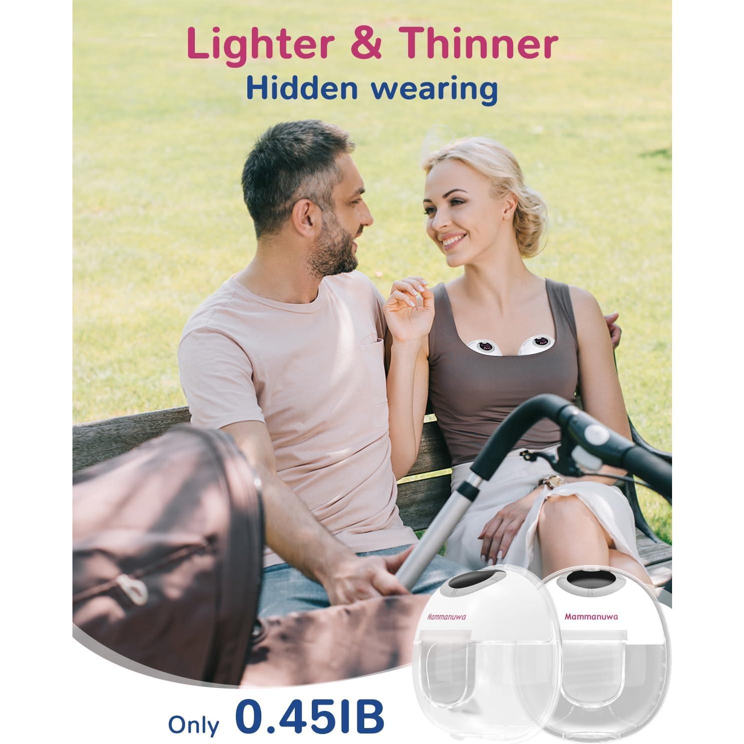 Extractor de Leche Eléctrico Mammanuwa S32 - Portátil, 4 Modos, 9 Niveles