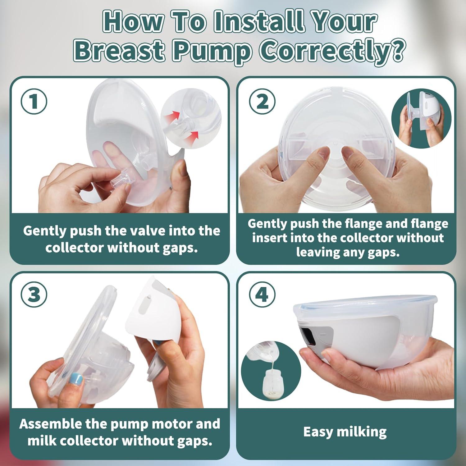 Extractor de Leche Eléctrico ZANBO M1 150ml 12 Niveles Silencioso