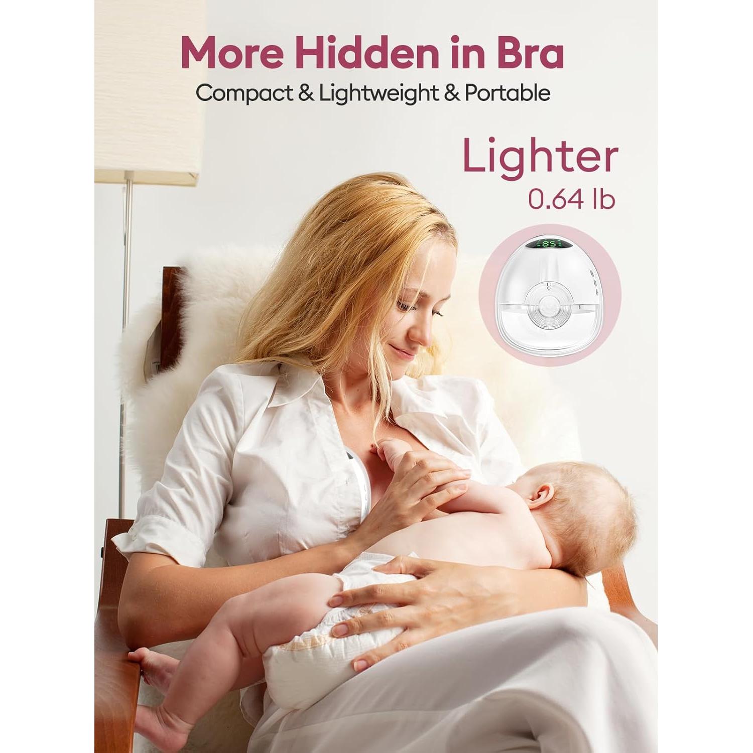 Bomba de Pecho Eléctrica Lulia Manos Libres 4 Modos 9 Niveles