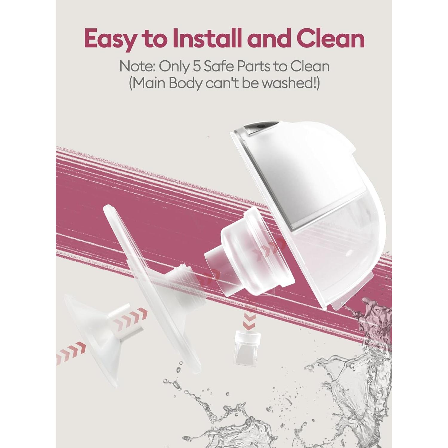 Bomba de Pecho Eléctrica Lulia Manos Libres 4 Modos 9 Niveles