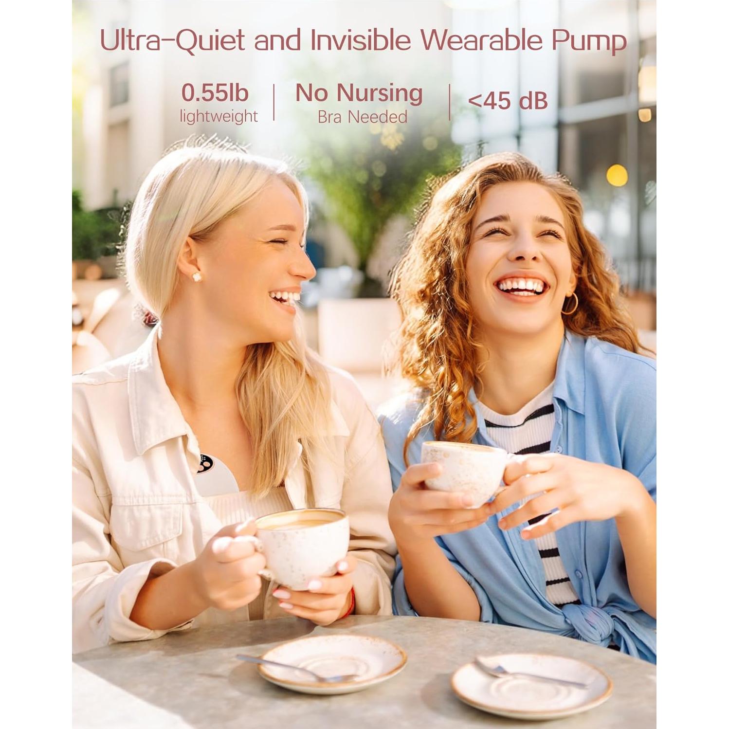 Extractor de Leche Eléctrico Nesvecit Portátil con Calentador