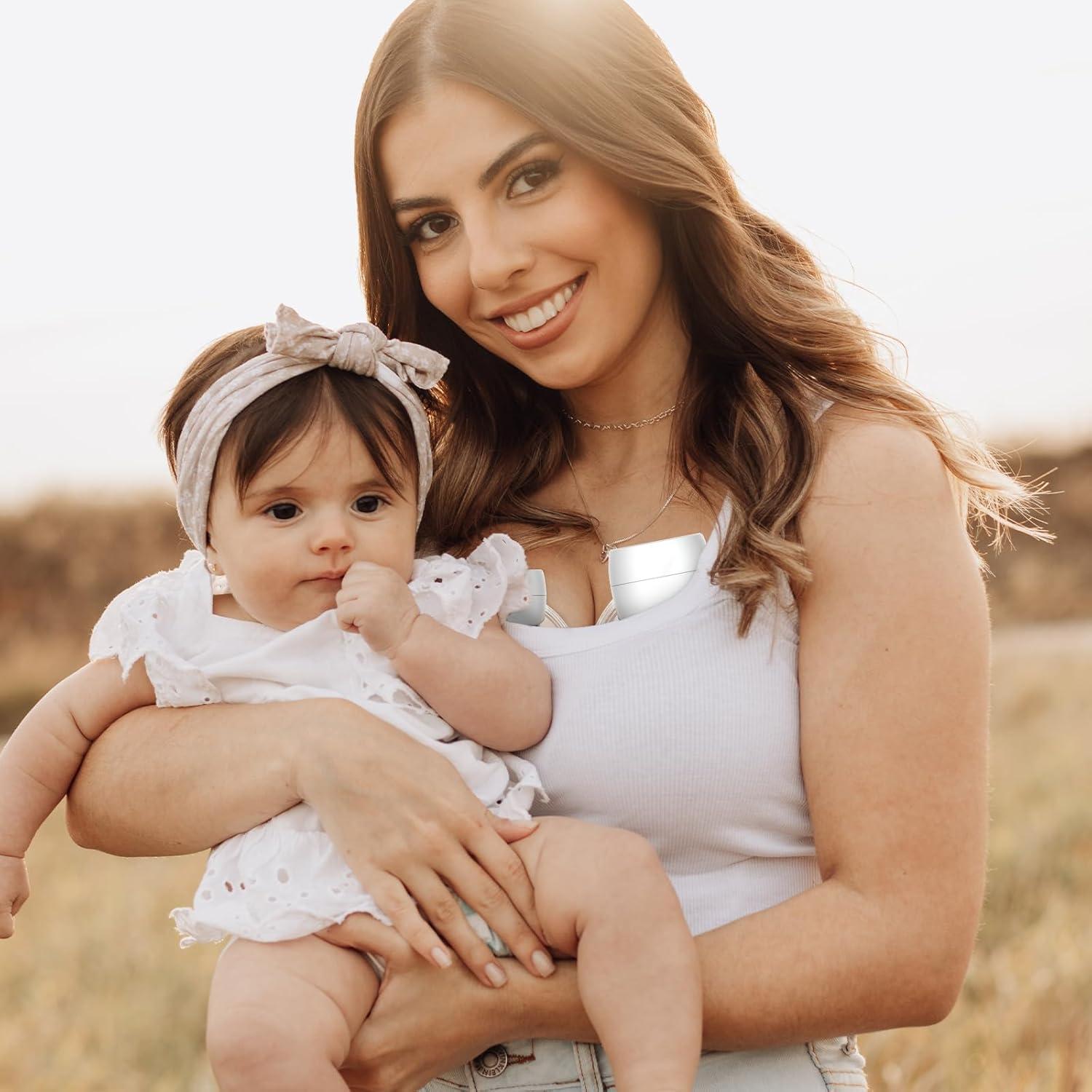 Extractor de Leche Manos Libres Nonlet QW2 180ml 3 Modos 9 Niveles