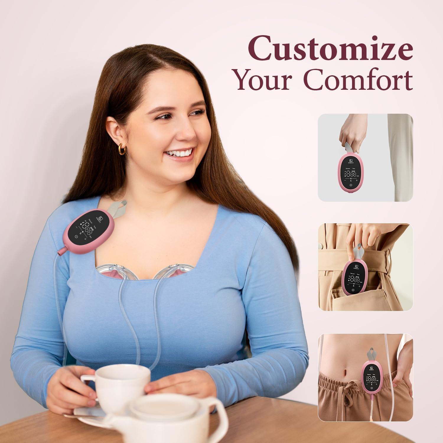 Extractor de Leche Eléctrico Portátil HORIGEN D6 - 6oz, Silencioso