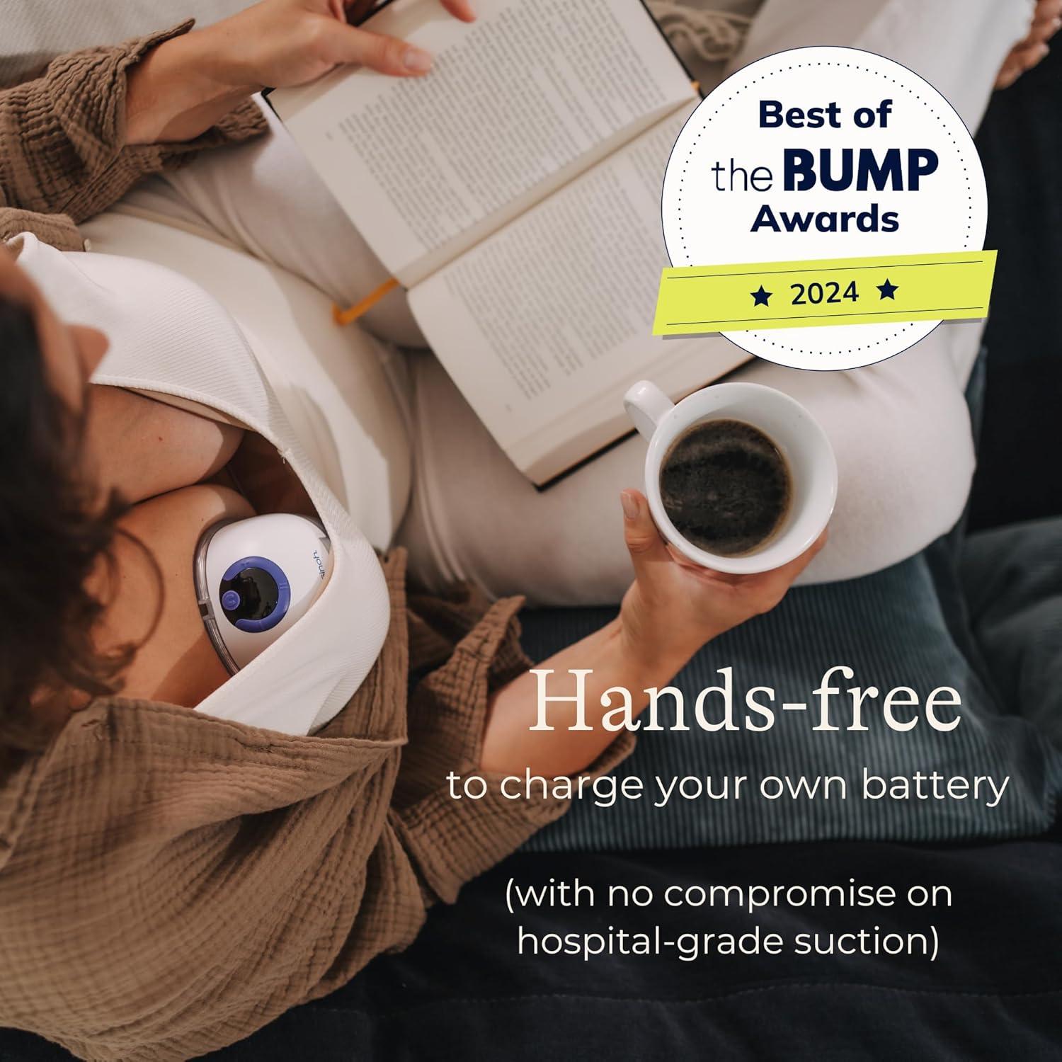 Bomba de Pecho Portátil Lansinoh Discreet Duo 4 Modos 9 Niveles