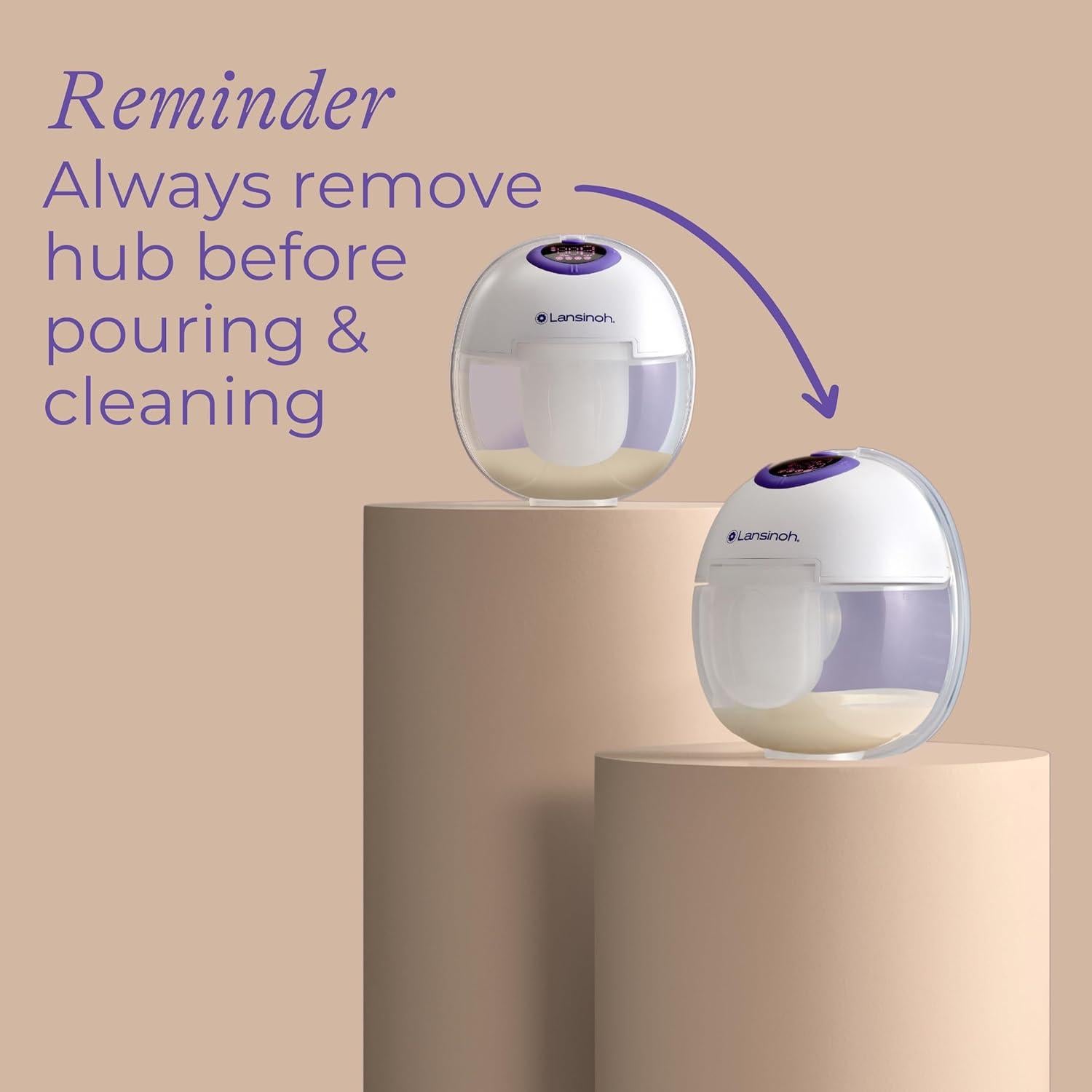 Bomba de Pecho Portátil Lansinoh Discreet Duo 4 Modos 9 Niveles