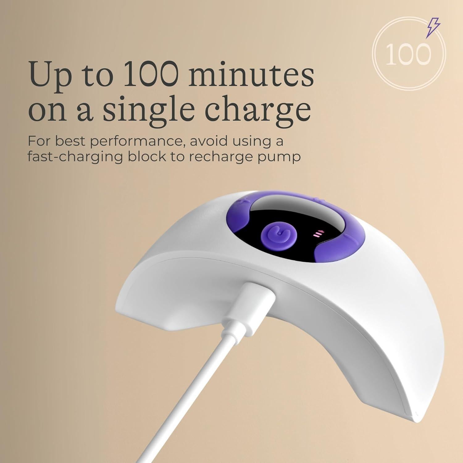 Bomba de Pecho Portátil Lansinoh Discreet Duo 4 Modos 9 Niveles