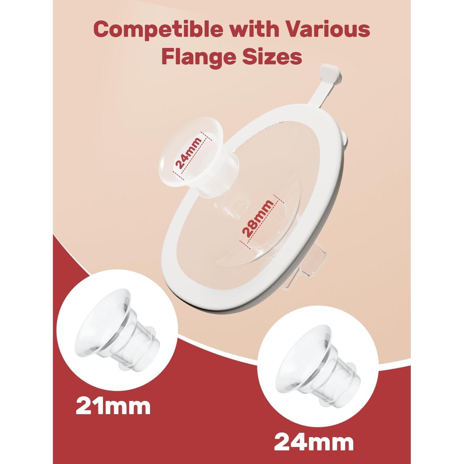 Bomba de Pecho Portátil NCVI Sin Manos 5oz Ajustable