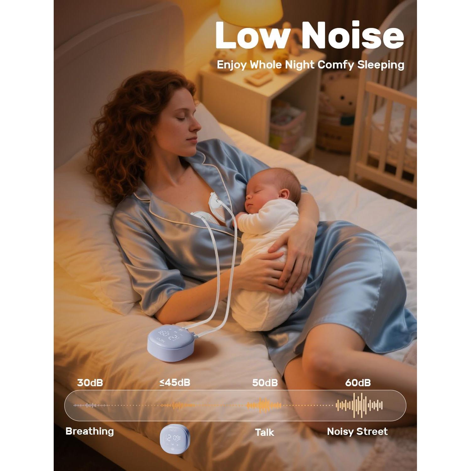 Bomba de Pecho Portátil NCVI Sin Manos 5oz Ajustable